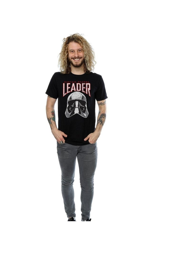 La Guerre des étoiles - T-shirt THE LAST JEDI LEADER Noir - Kiabi
