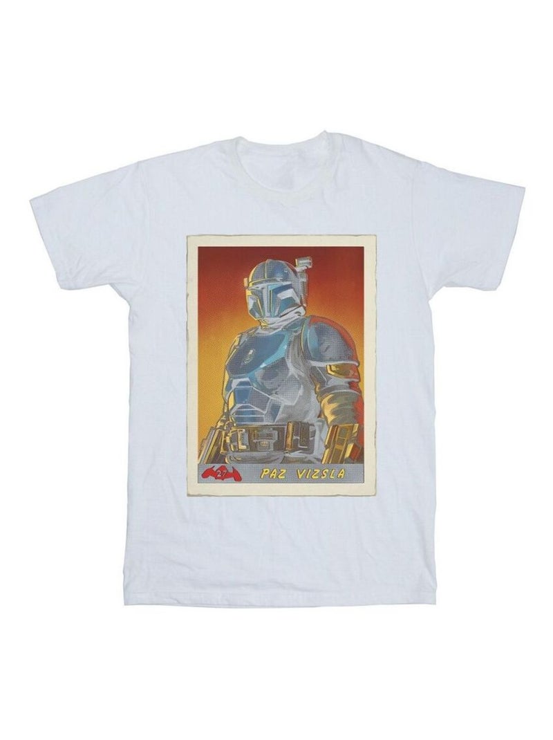 La Guerre des étoiles - T-shirt THE MANDALORIAN Blanc - Kiabi