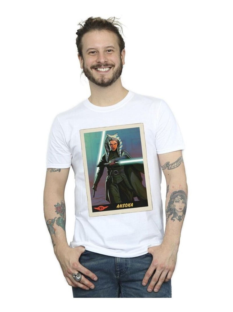 La Guerre des étoiles - T-shirt THE MANDALORIAN Blanc - Kiabi