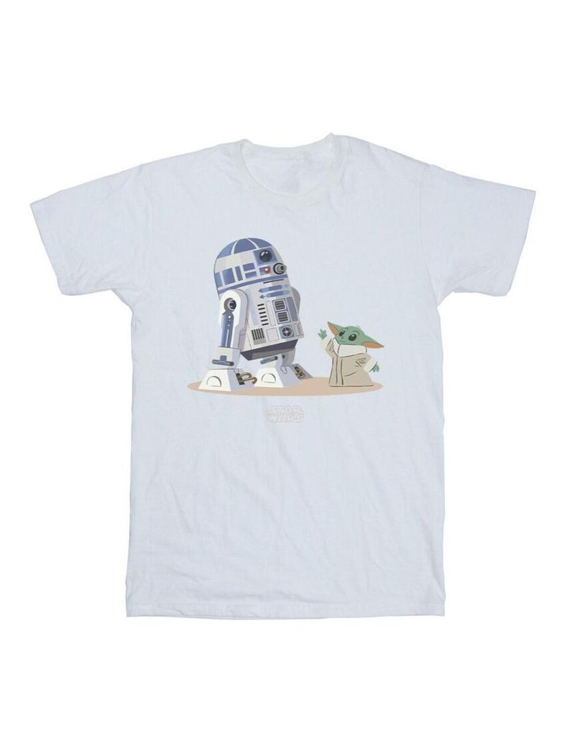 La Guerre des étoiles - T-shirt THE MANDALORIAN Blanc - Kiabi