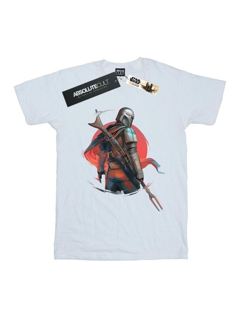 La Guerre des étoiles - T-shirt THE MANDALORIAN BLASTER RIFLES Blanc - Kiabi