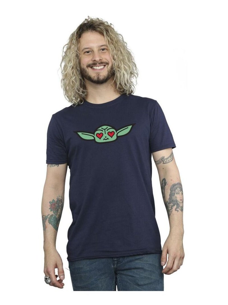 La Guerre des étoiles - T-shirt THE MANDALORIAN Bleu marine - Kiabi