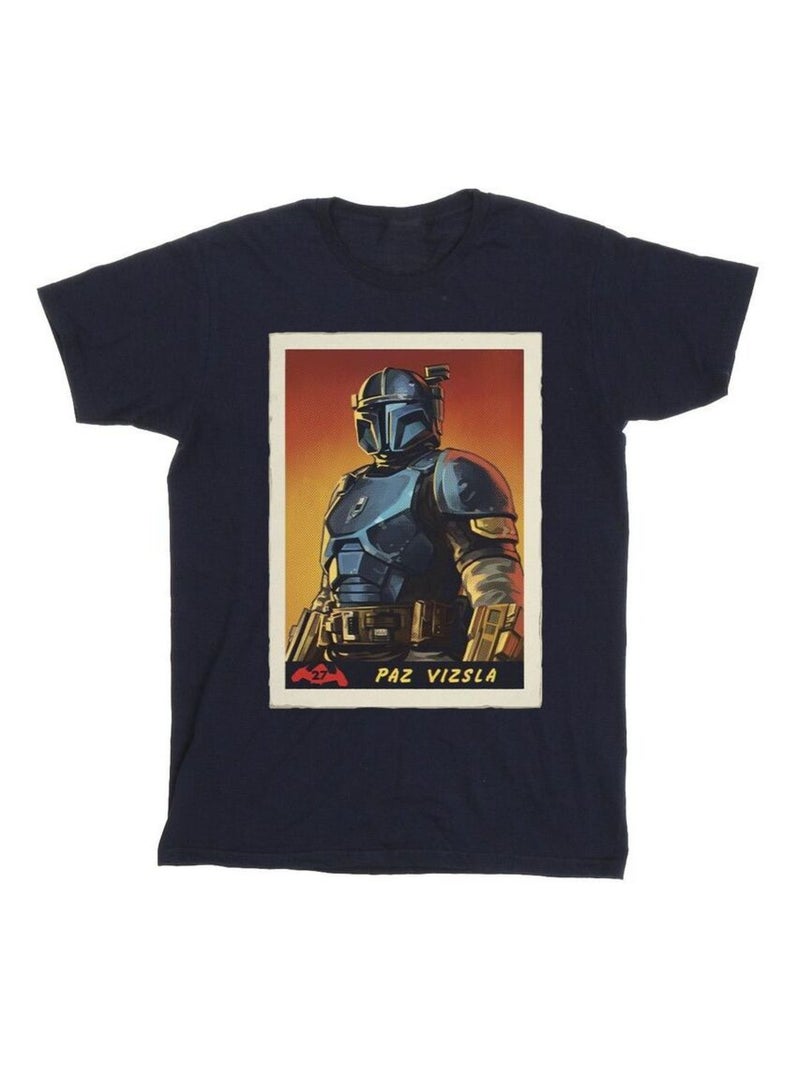 La Guerre des étoiles - T-shirt THE MANDALORIAN Bleu marine - Kiabi