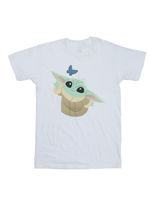 La Guerre des étoiles - T-shirt THE MANDALORIAN BUTTERFLY CATCHING - Kiabi