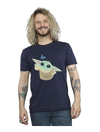 La Guerre des étoiles - T-shirt THE MANDALORIAN BUTTERFLY CATCHING