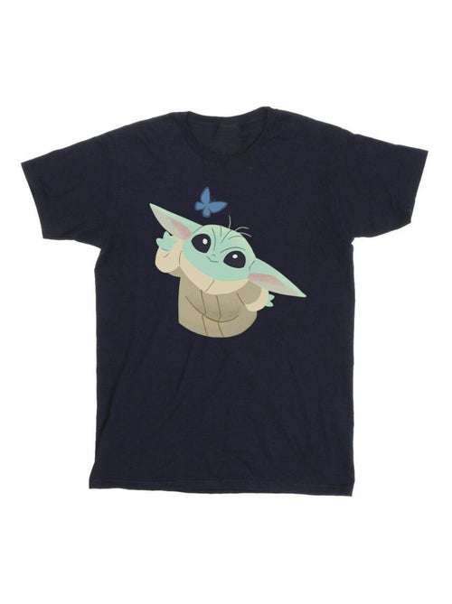 La Guerre des étoiles - T-shirt THE MANDALORIAN BUTTERFLY CATCHING - Kiabi