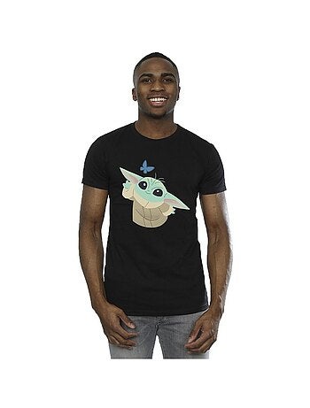 La Guerre des étoiles - T-shirt THE MANDALORIAN BUTTERFLY CATCHING