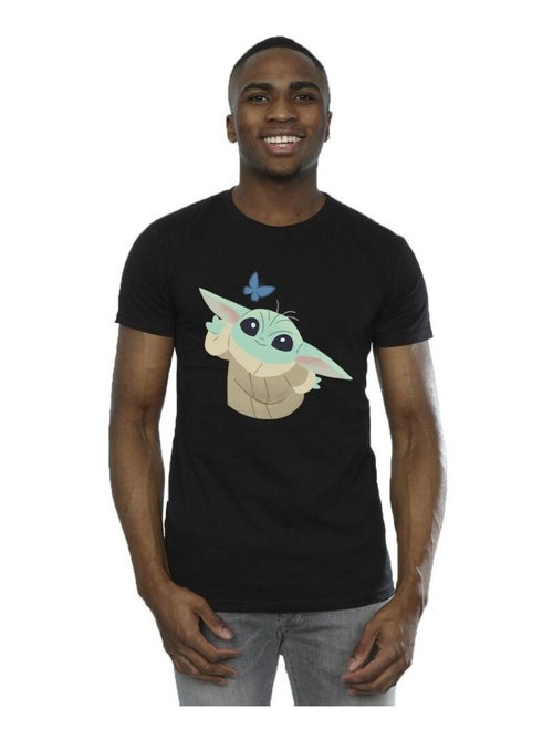 La Guerre des étoiles - T-shirt THE MANDALORIAN BUTTERFLY CATCHING - Kiabi
