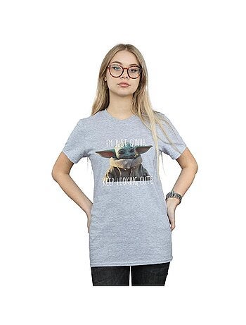 La Guerre des étoiles - T-shirt THE MANDALORIAN KEEP LOOKING CUTE