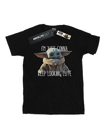 La Guerre des étoiles - T-shirt THE MANDALORIAN KEEP LOOKING CUTE