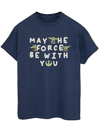 La Guerre des étoiles - T-shirt THE MANDALORIAN MAY THE FORCE BE WITH YOU