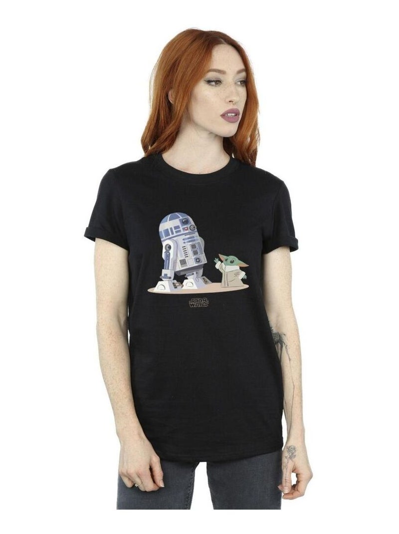 La Guerre des étoiles - T-shirt THE MANDALORIAN Noir - Kiabi