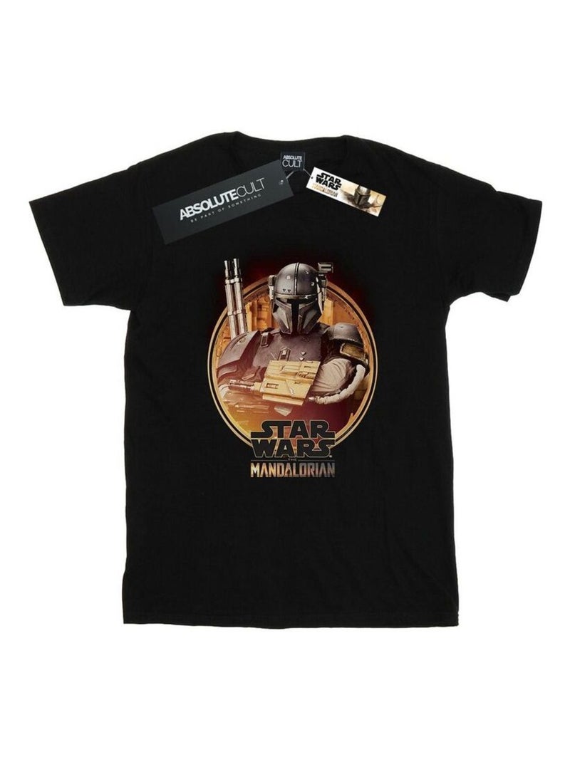 La Guerre des étoiles - T-shirt THE MANDALORIAN Noir - Kiabi