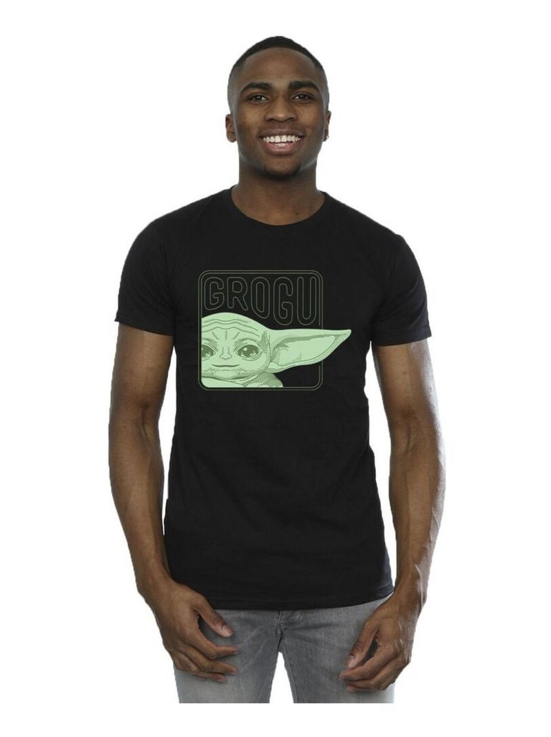 La Guerre des étoiles - T-shirt THE MANDALORIAN Noir - Kiabi