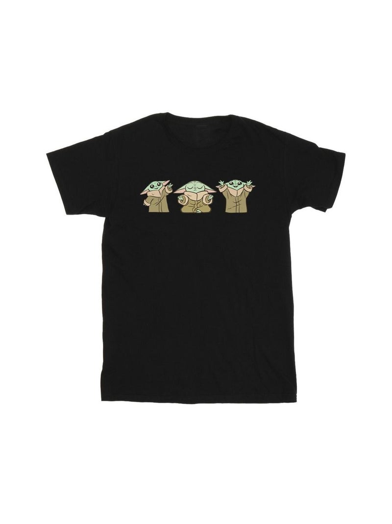 La Guerre des étoiles - T-shirt THE MANDALORIAN Noir - Kiabi