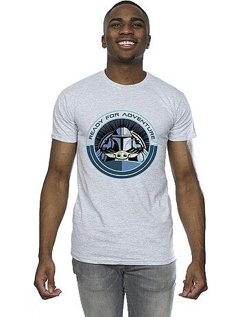 La Guerre des étoiles - T-shirt THE MANDALORIAN READY FOR ADVENTURE