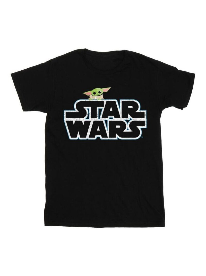 La Guerre des étoiles - T-shirt THE MANDALORIAN THE CHILD Noir - Kiabi
