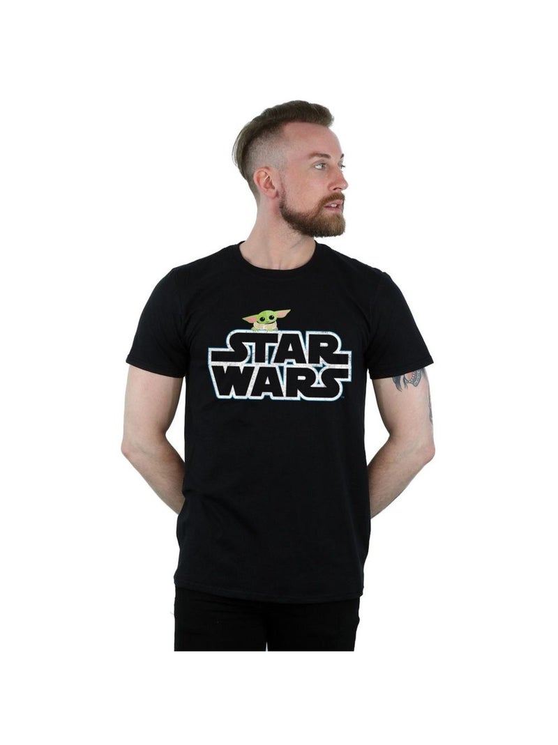 La Guerre des étoiles - T-shirt THE MANDALORIAN THE CHILD Noir - Kiabi
