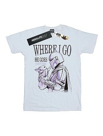 La Guerre des étoiles - T-shirt THE MANDALORIAN WHERE GO
