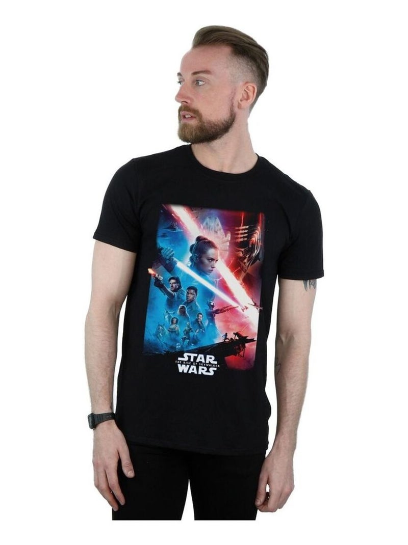 La Guerre des étoiles - T-shirt THE RISE OF SKYWALKER Noir - Kiabi
