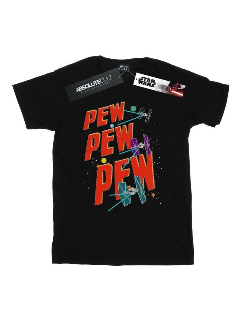 La Guerre des étoiles - T-shirt TIE FIGHTERS PEW PEW Noir - Kiabi