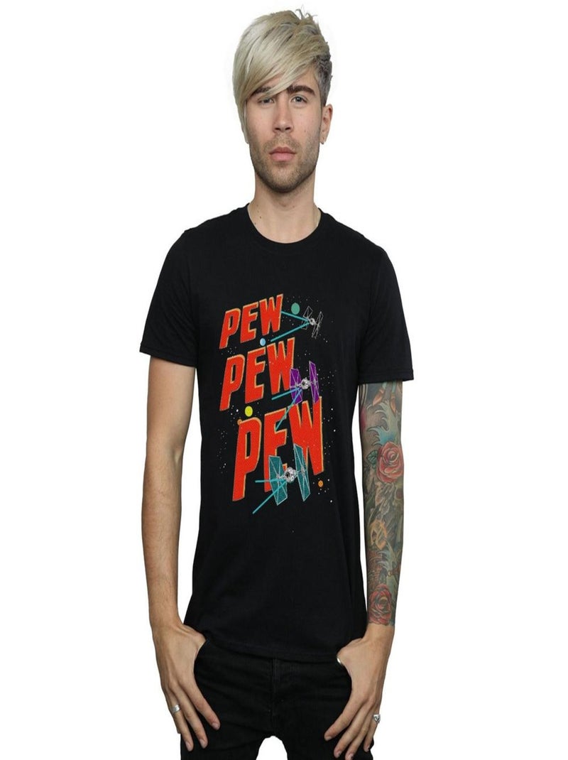 La Guerre des étoiles - T-shirt TIE FIGHTERS PEW PEW Noir - Kiabi