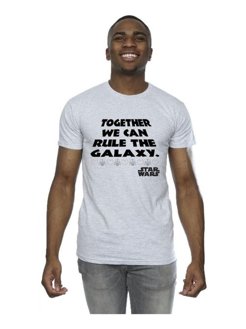La Guerre des étoiles - T-shirt TOGETHER WE CAN RULE THE GALAXY - Kiabi
