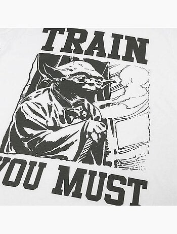 La Guerre des étoiles - T-shirt TRAIN YOU MUST (Yoda)