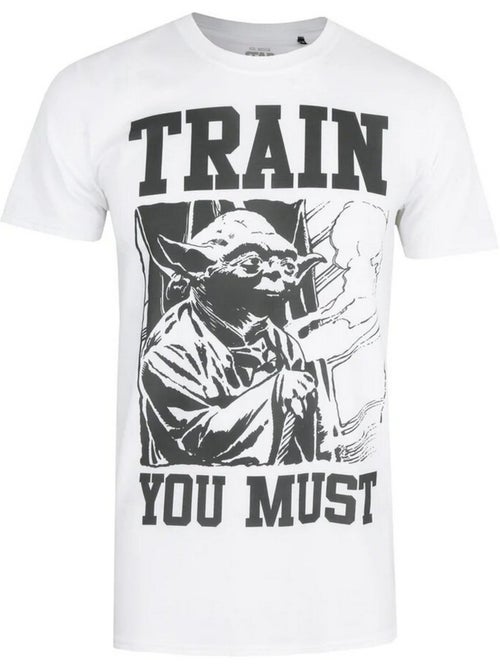La Guerre des étoiles - T-shirt TRAIN YOU MUST (Yoda) - Kiabi