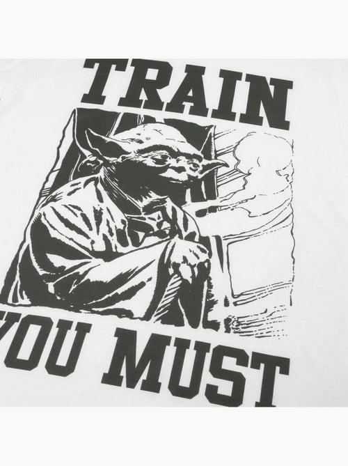 La Guerre des étoiles - T-shirt TRAIN YOU MUST (Yoda) - Kiabi