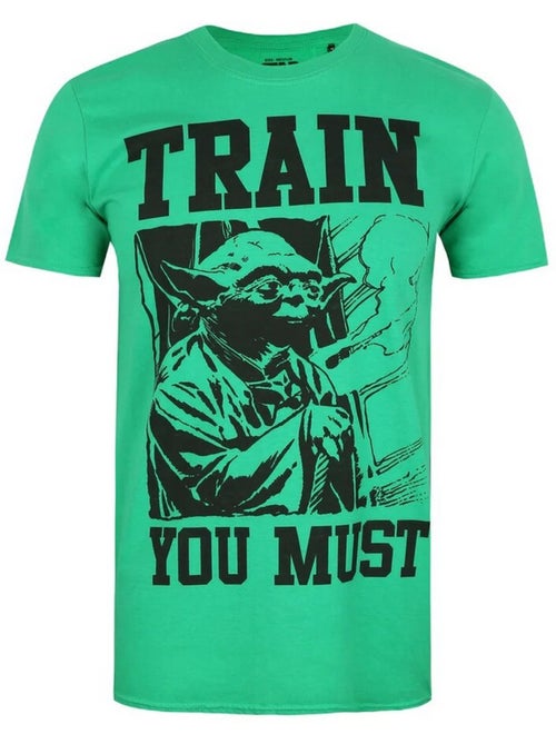 La Guerre des étoiles - T-shirt TRAIN YOU MUST (Yoda) - Kiabi