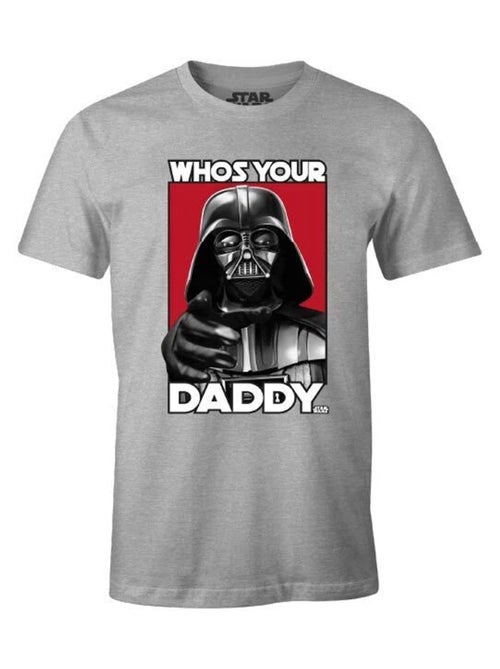 La Guerre des étoiles - T-shirt WHO´S YOUR DADDY (Dark Vador) - Kiabi