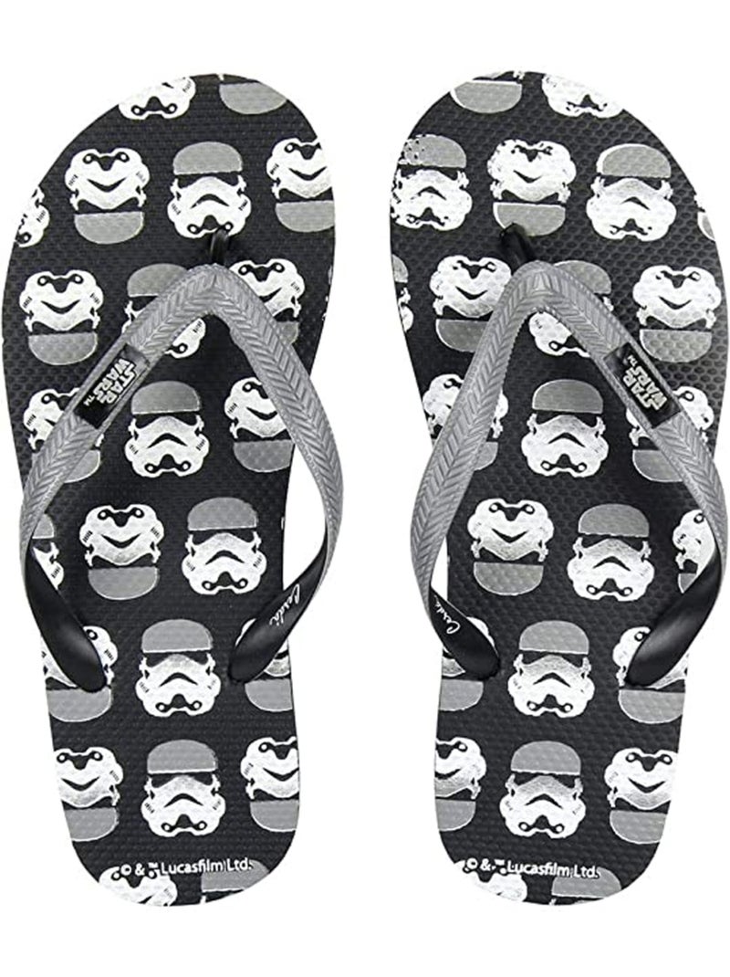 La Guerre des étoiles - Tongs STORMTROOPER Noir Blanc - Kiabi