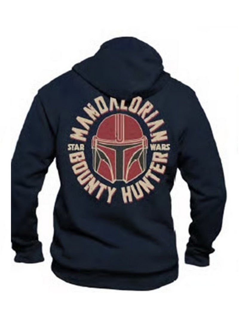 La Guerre des étoiles - Veste à capuche THE MANDALORIAN BOUNTY HUNTER Noir - Kiabi