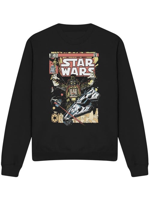 La Guerre des étoiles Sweatshirt unisexe adulte Falcon Darth Vador Retro Comic - Kiabi