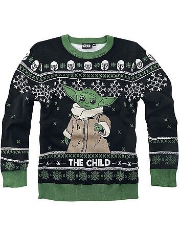 La Guerre des étoiles The Mandalorian - Sweat Noël motif/style L´Enfant (Grogu)
