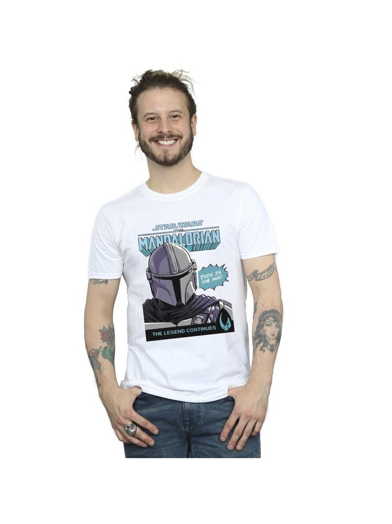La Guerre des étoiles The Mandalorian - T-shirt Blanc - Kiabi