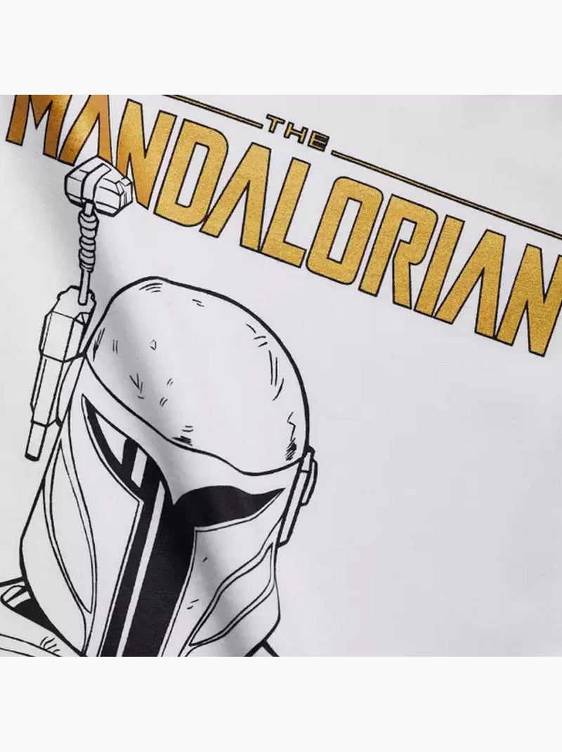 La Guerre des étoiles: The Mandalorian - T-shirt Blanc - Kiabi