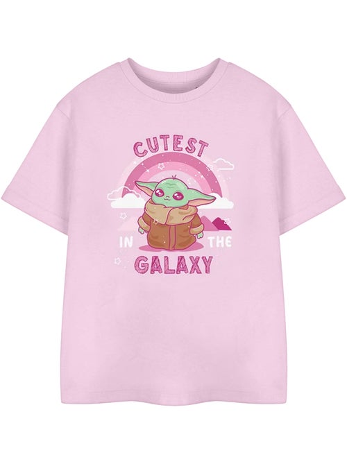 La Guerre des étoiles: The Mandalorian - T-shirt CUTEST IN THE GALAXY (Grogu) - Kiabi