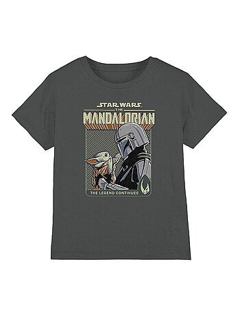 La Guerre des étoiles: The Mandalorian - T-shirt LEGEND CONTINUES (Grogu)