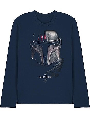 La Guerre des étoiles The Mandalorian - T-shirt manches longues motif/style Ombre (Mandalorien)