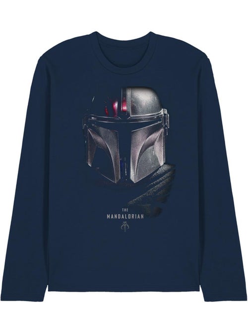 La Guerre des étoiles The Mandalorian - T-shirt manches longues motif/style Ombre (Mandalorien) - Kiabi