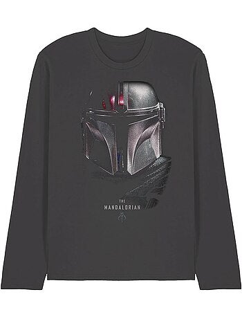 La Guerre des étoiles The Mandalorian - T-shirt manches longues motif/style Ombre (Mandalorien)