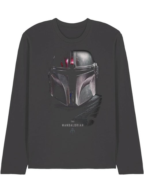 La Guerre des étoiles The Mandalorian - T-shirt manches longues motif/style Ombre (Mandalorien) - Kiabi