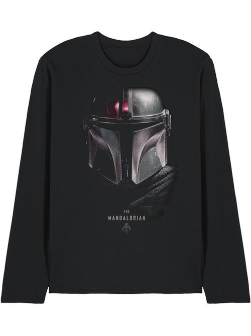 La Guerre des étoiles The Mandalorian - T-shirt manches longues motif/style Ombre (Mandalorien) - Kiabi