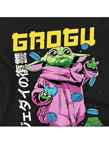 La Guerre des étoiles: The Mandalorian - T-shirt motif Grogu motif/style néon (Grogu)