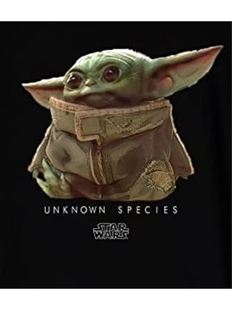 La Guerre des étoiles The Mandalorian - T-shirt motif/style L´Enfant (Grogu) Noir - Kiabi