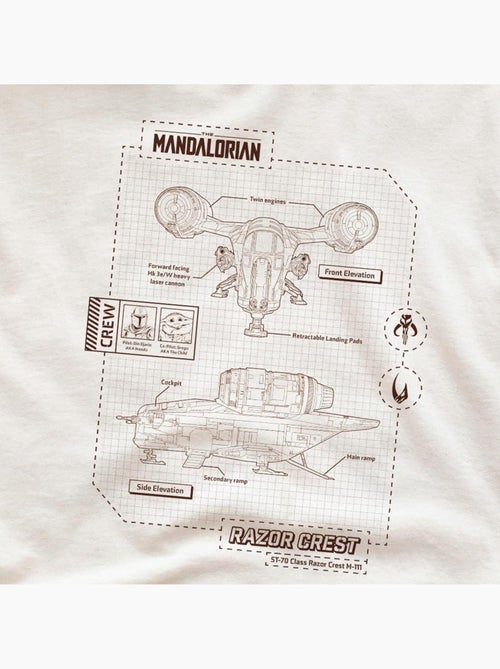 La Guerre des étoiles: The Mandalorian - T-shirt RAZOR CREST - Kiabi