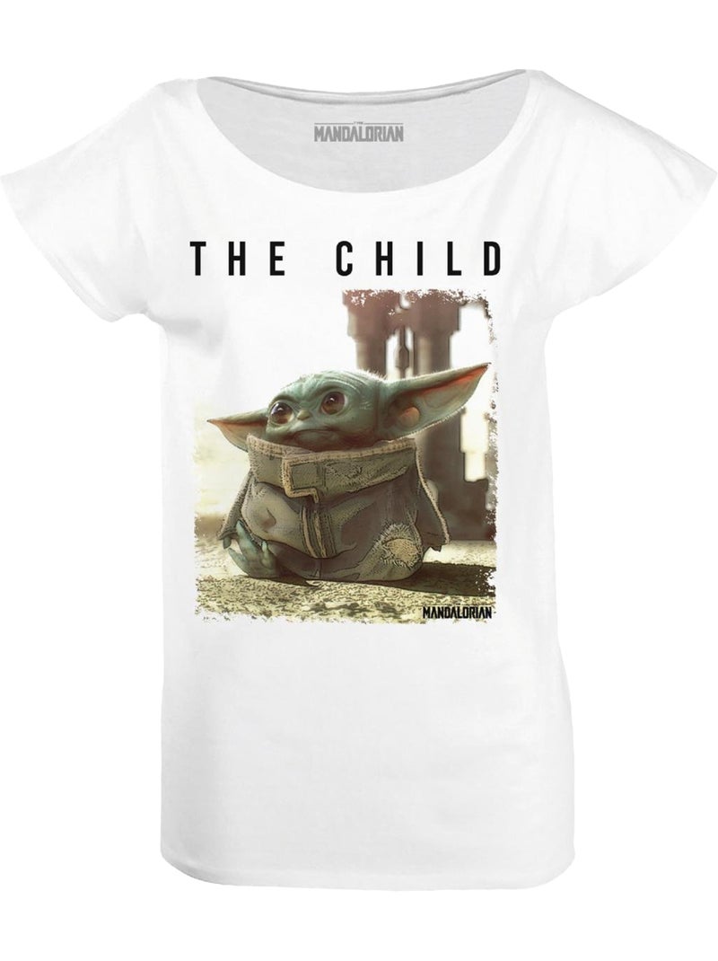 La Guerre des étoiles: The Mandalorian - T-shirt THE CHILD Blanc - Kiabi