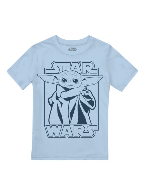 La Guerre des étoiles: The Mandalorian - T-shirt THE CHILD FORCE (Bébé Yoda) - Kiabi
